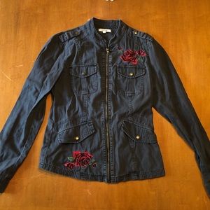 Maurices Gray Rose Jacket